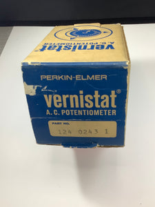 Perkin-Elmer - 124-0243-1- VERNISTAT, A.C. POTENTIOMETER Model 2B4