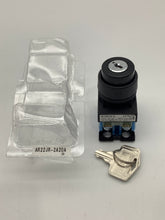Load image into Gallery viewer, AR22JR-2A20A - FUJI - Switch Key Lock N.O. DPST 90° Flat Key Screw
