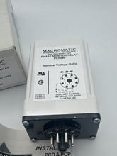 Load image into Gallery viewer, PCP240 - MACROMATIC - Phase Monitoring Relay, 240 VAC, SPDT, 8-Pin Octal

