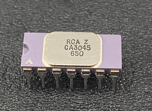CA3045 - RCA - RF Small Signal Bipolar Transistor, 0.05A, 5-Element, Very High Frequency Band, Silicon, NPN