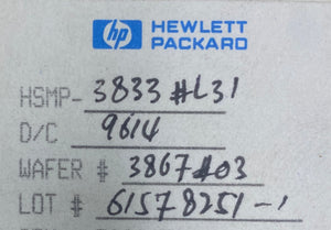 HSMP-3833-L31 - HP - PIN DIODE, SMD Package