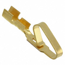 Load image into Gallery viewer, Non-Gendered Contact Gold 22-26 AWG Crimp, Chain Form, 50 contacts per package. Quantity Shown Available = 50 Packs., 08-56-0107 -50
