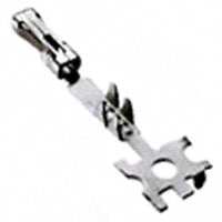 Load image into Gallery viewer, CONTACT FLAT FLEX SOCKET GOLD, Chain Form, 100 contacts per package. Quantity Shown Available = 100 Packs., 487406-1 -C
