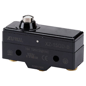 Snap Action Switch, Short Spring Plunger, XZ-15GD-B