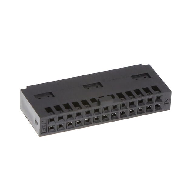 26 Rectangular Connectors - Housings Receptacle Black 0.100