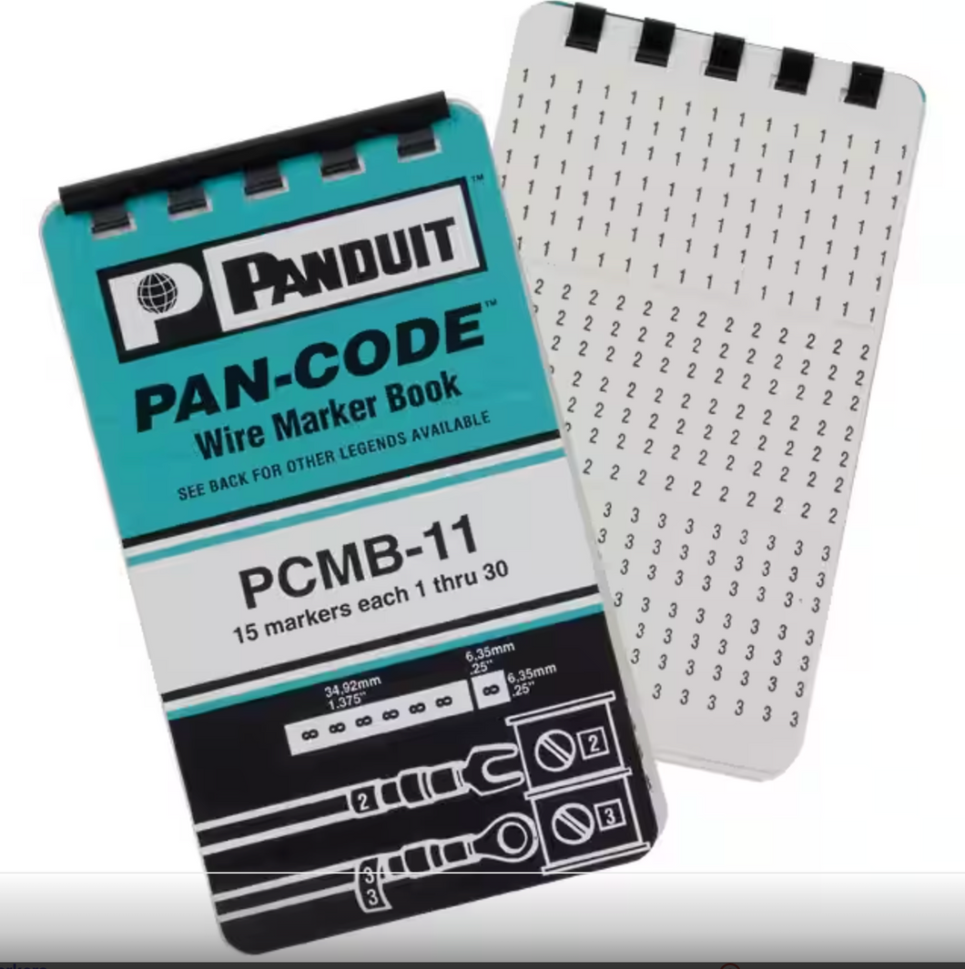 PCMB-11 Panduit Wire Marker Book