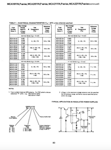 MCA1931P - MOTOROLA - REFERANCE AMPLIFIER TRANSISTOR