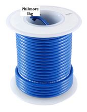 Load image into Gallery viewer, 78-22446 Philmore -Blue 24 AWG Stranded Hook-Up Wire 100Ft UL1007 300V
