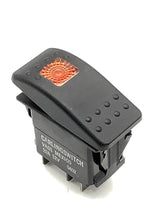 Load image into Gallery viewer, VAD1A60B-AEC00-000 - CARLING - Rocker Switch SPDT 20A (DC) Panel Mount, Snap-In AMBER LAMP
