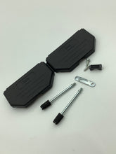 Load image into Gallery viewer, 09670370424-01 - HARTING - 37 Position Hinged Backshell Connector Black 180° Unshielded
