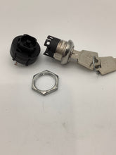 Load image into Gallery viewer, A1161U2A1NZNQ - C&amp;K - Key Lock Switch SPDT, 2.5A Key Remove Both Pos.
