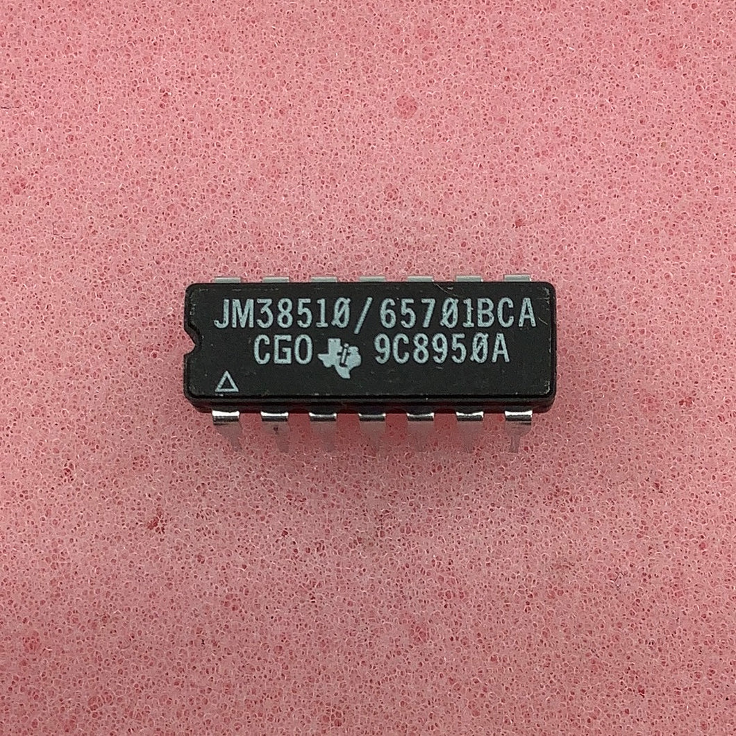 JM38510/65701BCA - Texas Instrument - Military High-Reliability Integrated Circuit, Commercial Number 54HC04