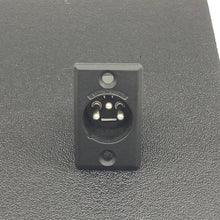 Load image into Gallery viewer, D3MB - SWITCHCRAFT -- Male 3 Pin XLR Panel Mount Connector, Black Shell
