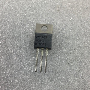 2N6107 - Silicon PNP Transistor - MFG.  RCA