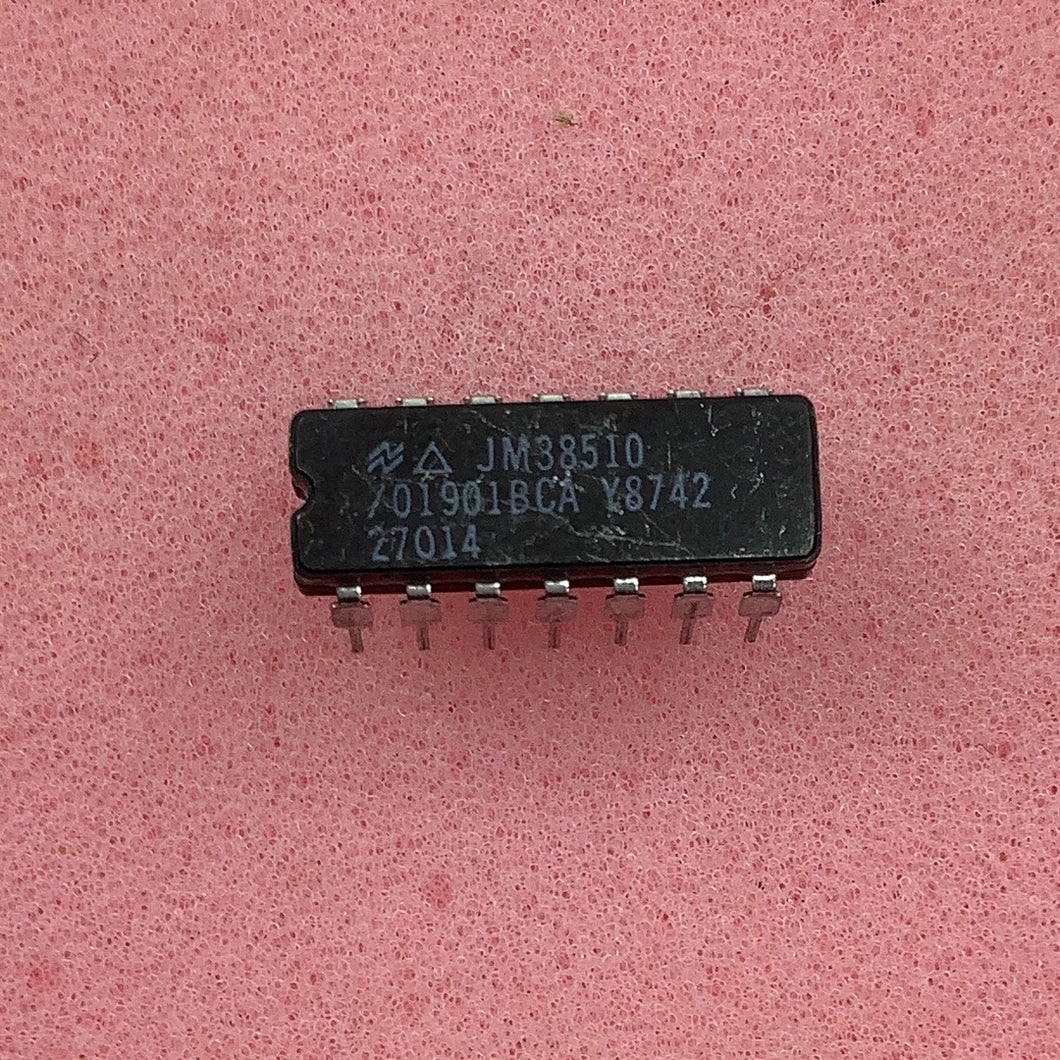 JM38510/01901BCA - National Semiconductor - Military High-Reliability Integrated Circuit, Commercial Number 54180