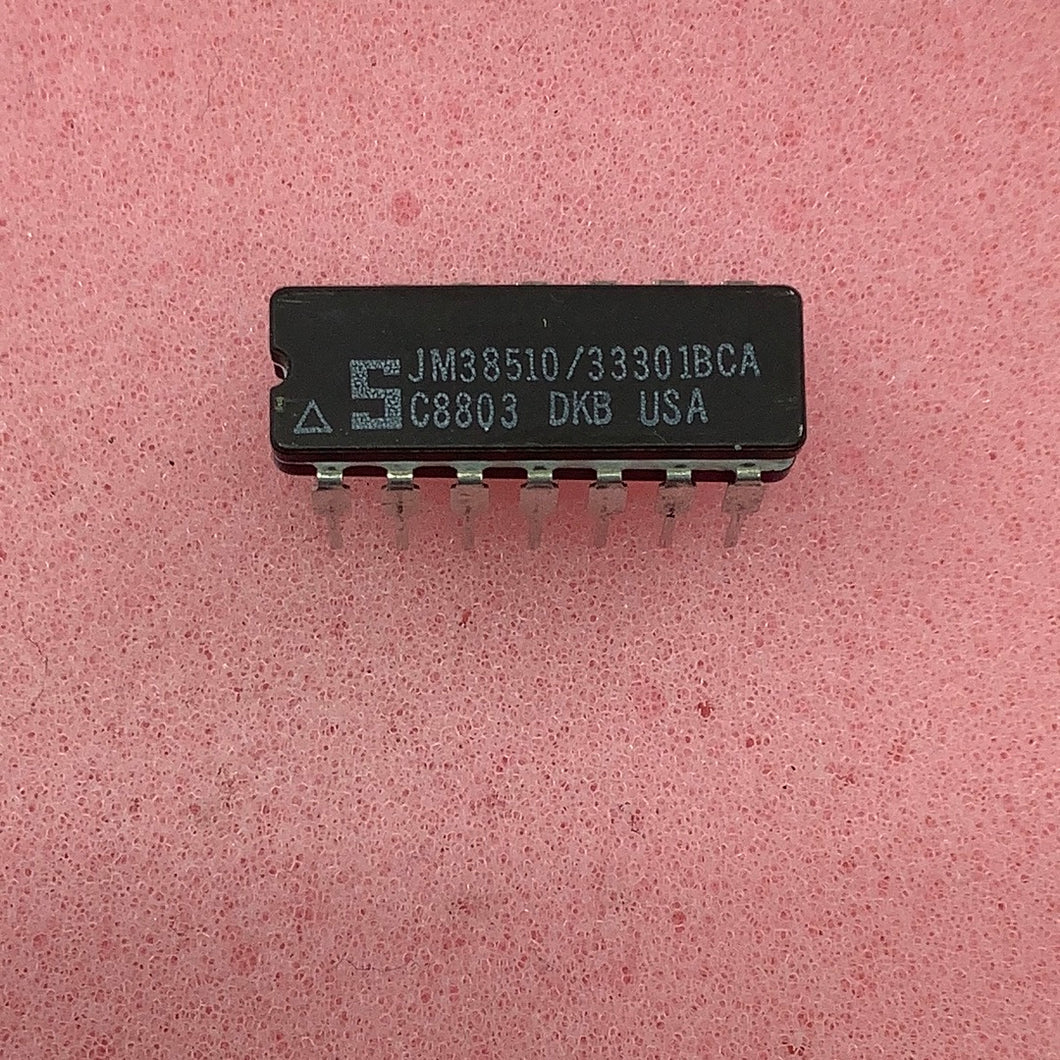 JM38510/33301BCA - SIGNETICS - Signetics - Military High-Reliability Integrated Circuit, Commercial Number 54F02