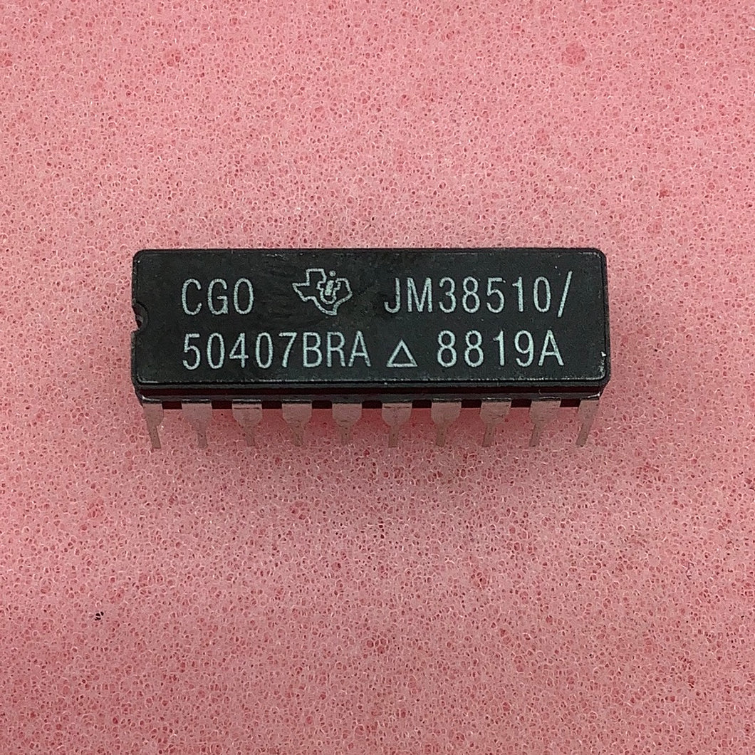 JM38510/50407BRA - TEXAS INSTRUMENTS - Military High-Reliability Integrated Circuit, Commercial Number PAL16L8A-2