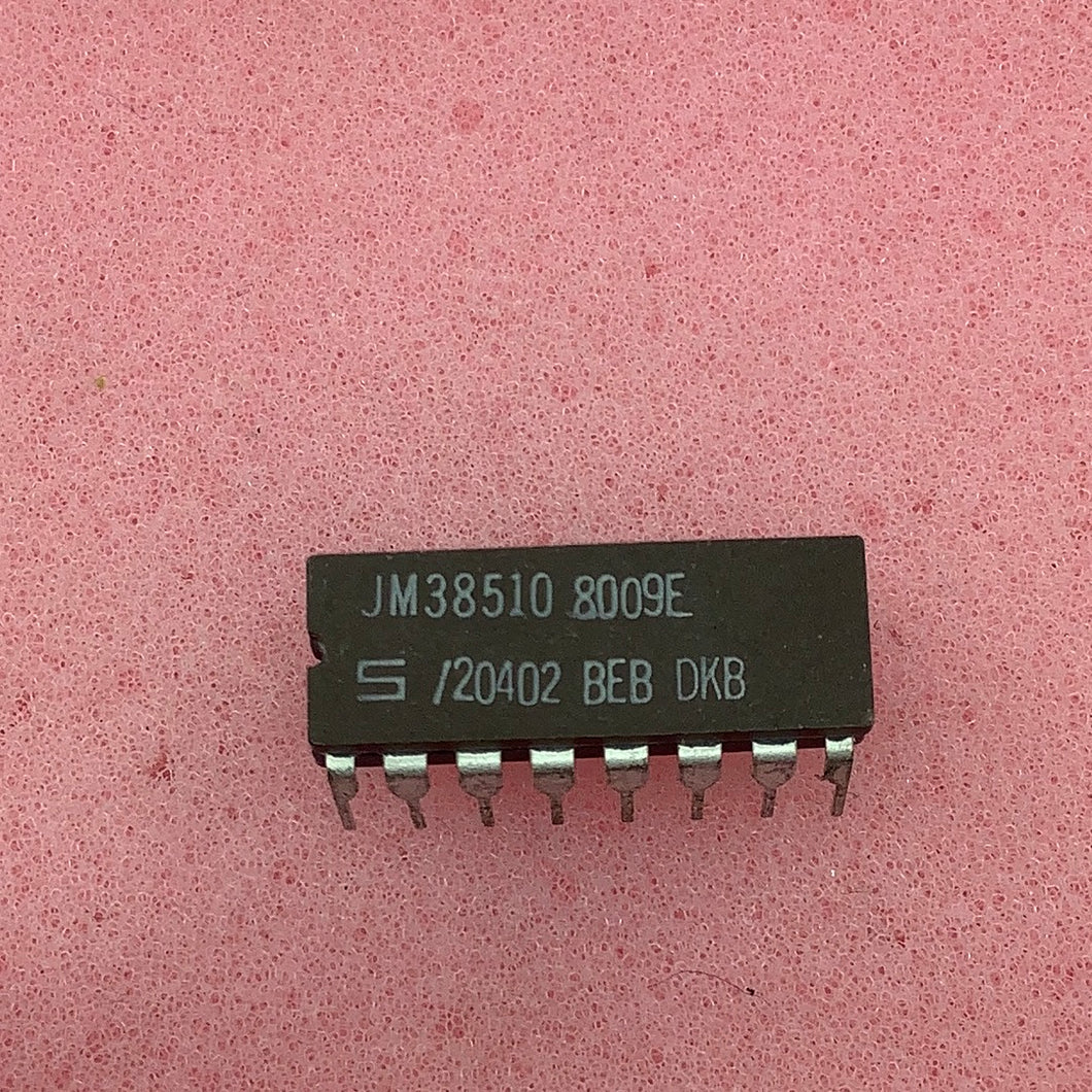 JM38510/20402BEB - Signetics - Military High-Reliability Integrated Circuit,  512 X 4 OTPROM, 85 ns, DIP16