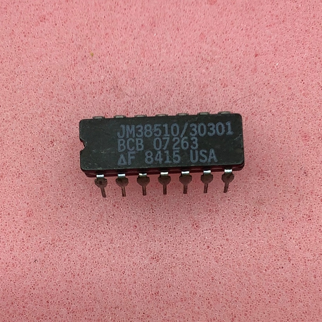 JM38510/30301BCB - F - FAIRCHILD - Military High-Reliability Integrated Circuit, Commercial Number 54LS02