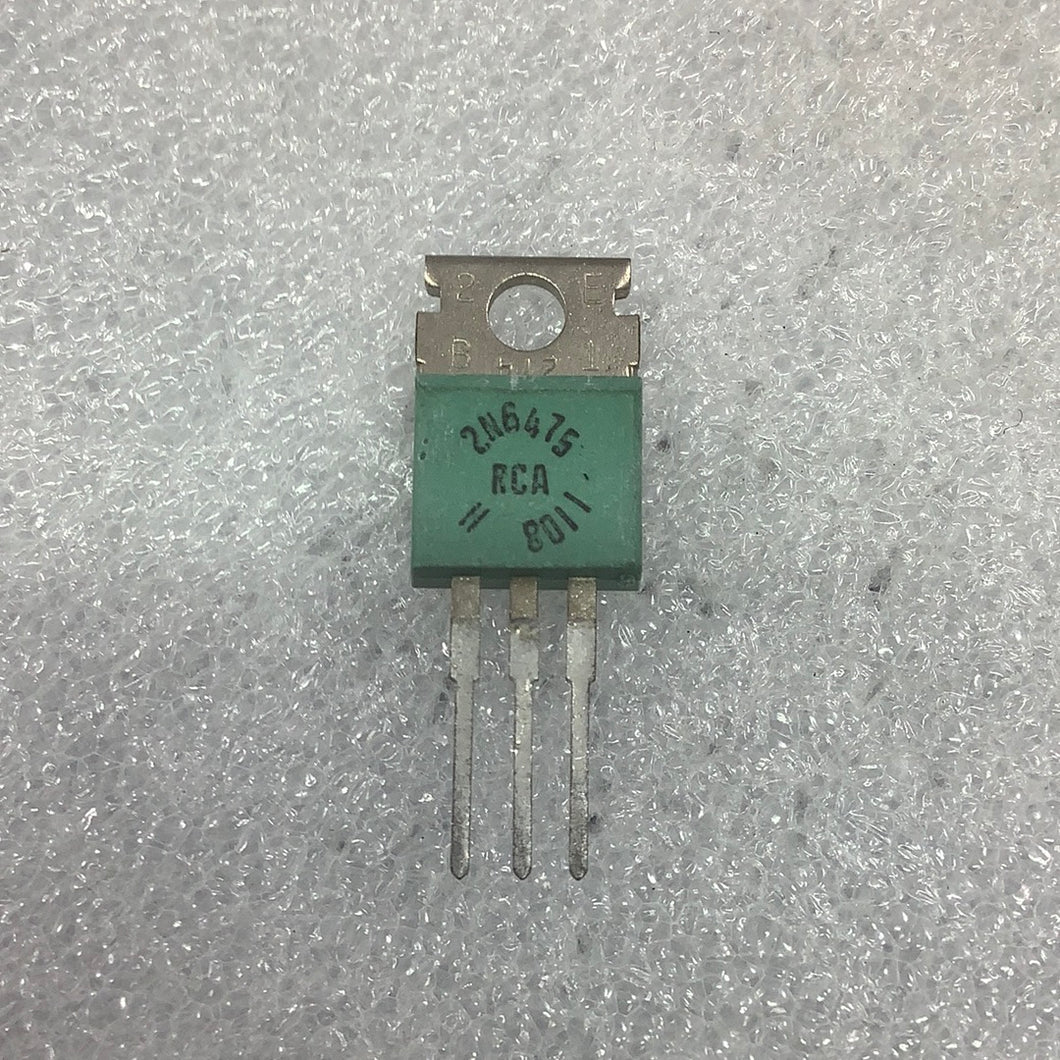 2N6475 - Silicon PNP Transistor - MFG.  RCA