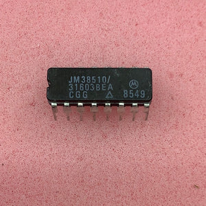 JM38510/31603BEA - Motorola - Military High-Reliability Integrated Circuit, Commercial Number 54LS259