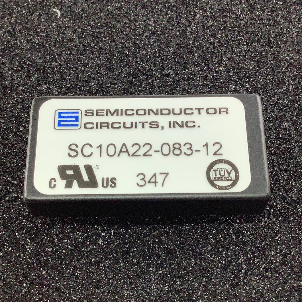 SC10A22-083-12 - SEMICONDUCTOR CIRCUITS - DC-DC INPUT 9-18V OUTPUT +/-12V 300MA