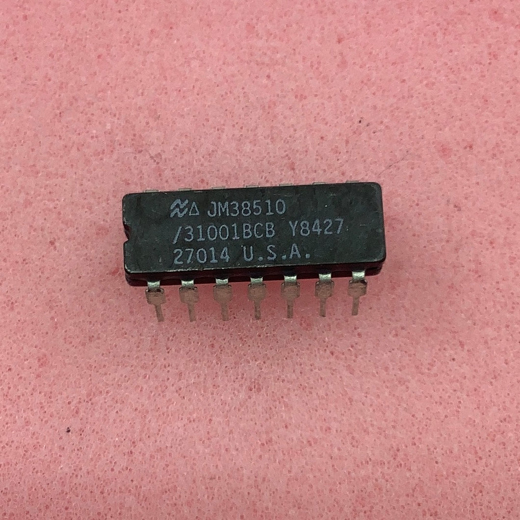 JM38510/31001BCB - NSC - National Semiconductor - Military High-Reliability Integrated Circuit, Commercial Number 54LS11