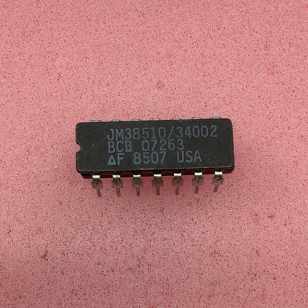 JM38510/34002BCB - FAIRCHILD - Military High-Reliability Integrated Circuit, Commercial Number 54F11