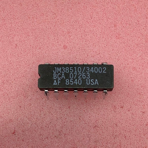 JM38510/34002BCA - FAIRCHILD - Military High-Reliability Integrated Circuit, Commercial Number 54F11