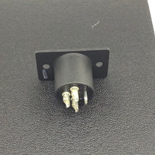Load image into Gallery viewer, D3MB - SWITCHCRAFT -- Male 3 Pin XLR Panel Mount Connector, Black Shell
