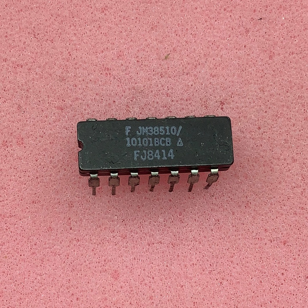 JM38510/10101BCB - FAIRCHILD - Military High-Reliability Integrated Circuit, Commercial Number LM741A