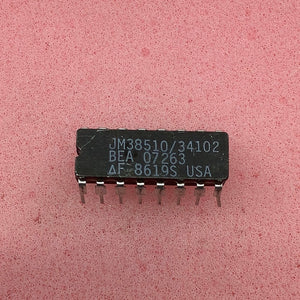 JM38510/34102BEA - F - FAIRCHILD - Military High-Reliability Integrated Circuit, Commercial Number 54F109
