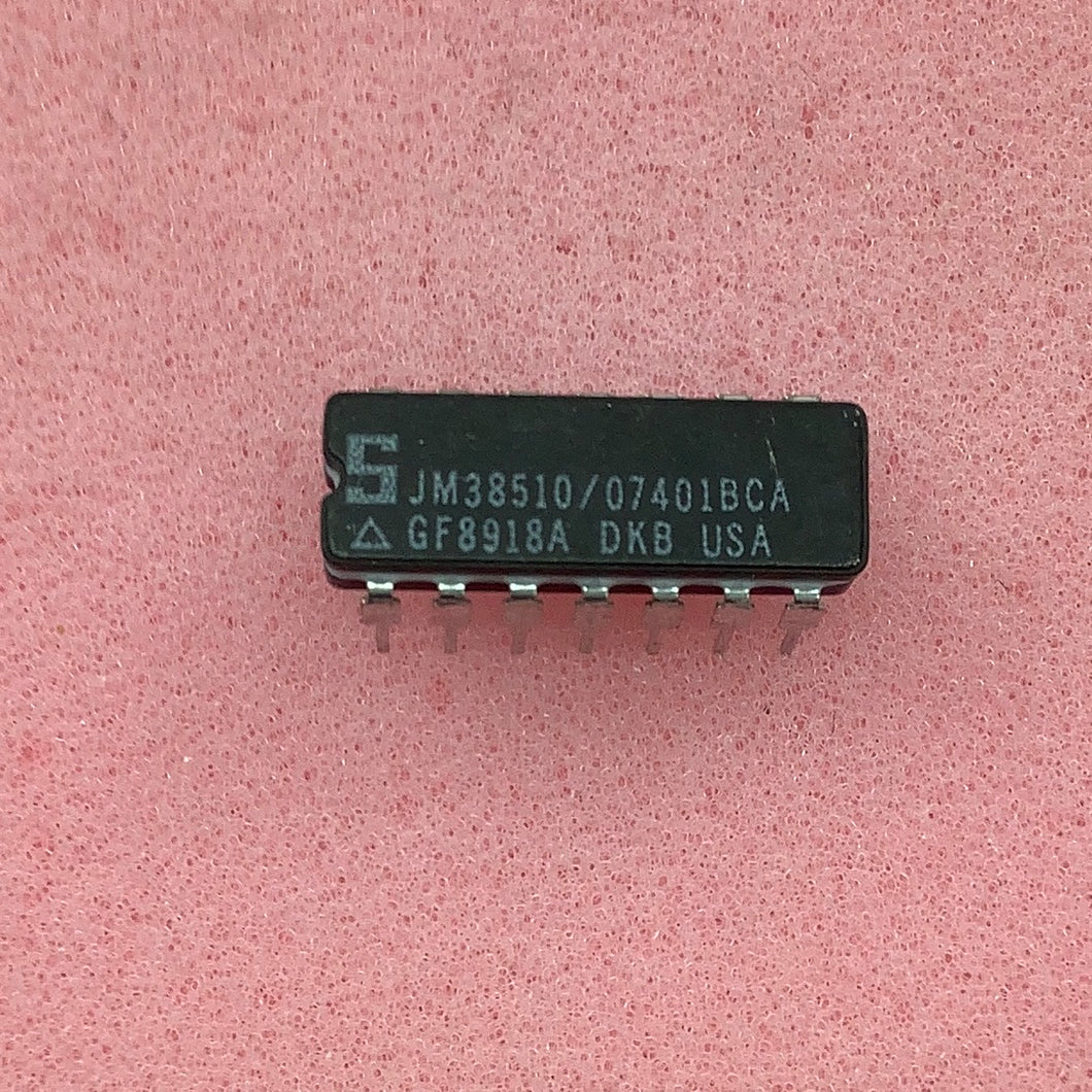 JM38510/07401BCA - Signetics - Military High-Reliability Integrated Circuit, Commercial Number 54S51