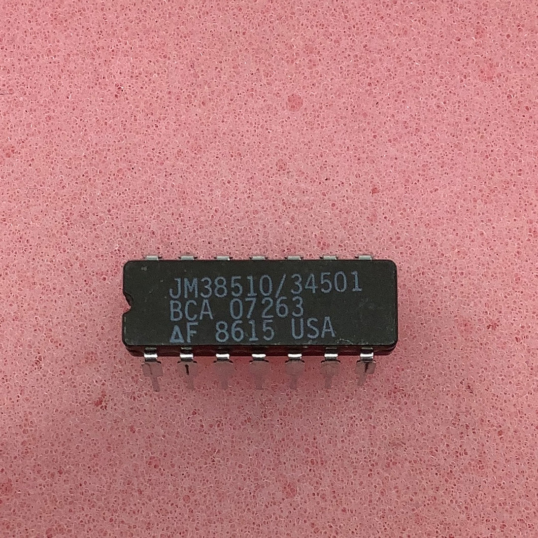 JM38510/34501BCA - FAIRCHILD - Military High-Reliability Integrated Circuit, Commercial Number 54F86