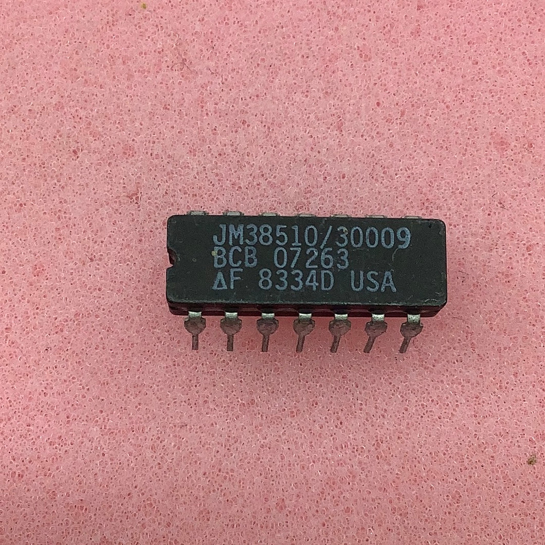 JM38510/30009BCB - FAIRCHILD - Military High-Reliability Integrated Circuit, Commercial Number 54LS30