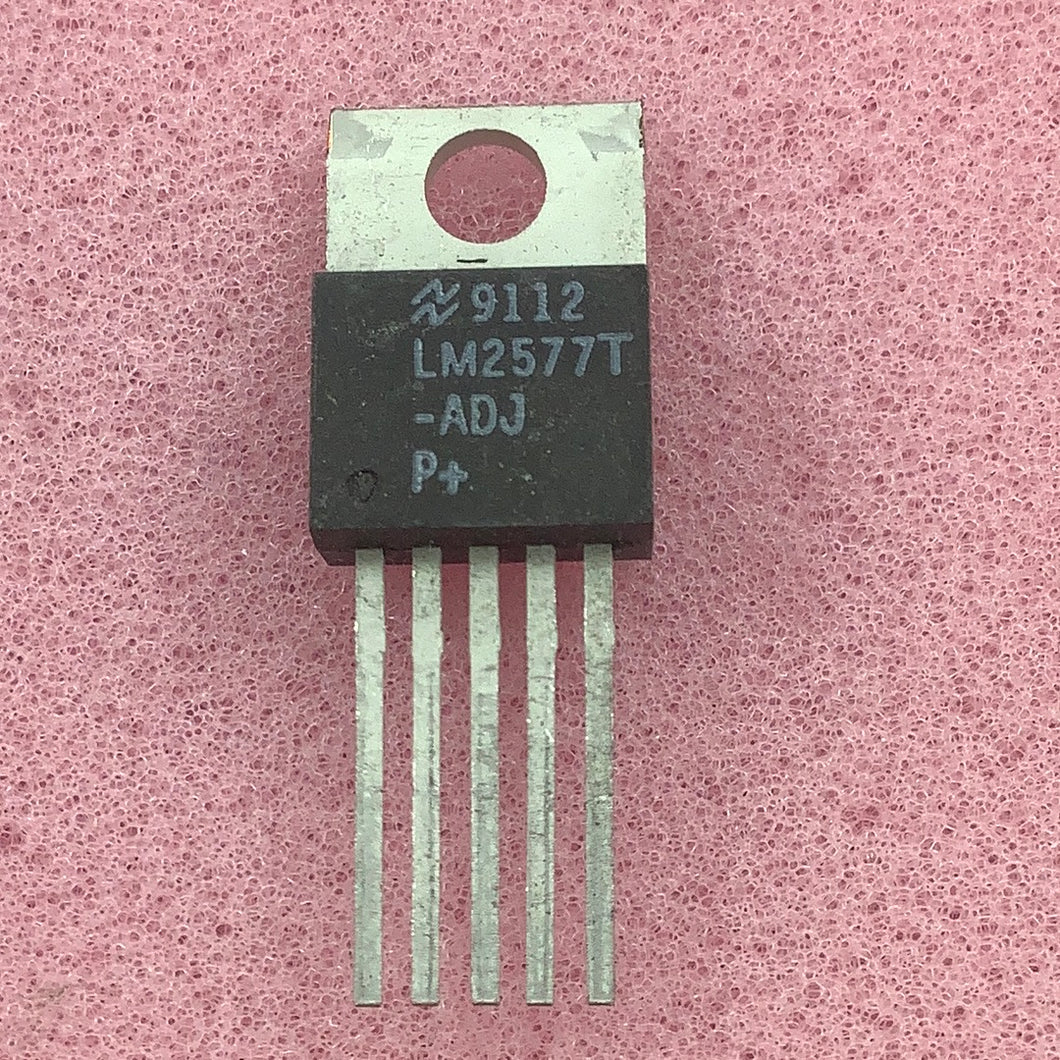 LM2577T-ADJ - NATIONAL SEMICONDUCTOR - Boost, Flyback, Forward Converter Switching Regulator IC Positive Adjustable 1.23V 1 Output 3A (Switch) TO-220-5