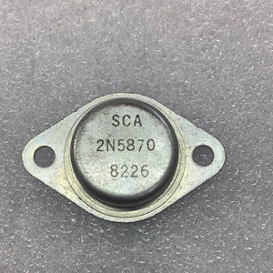 2N5870 - Silicon NPN Transistor - MFG.  SCA