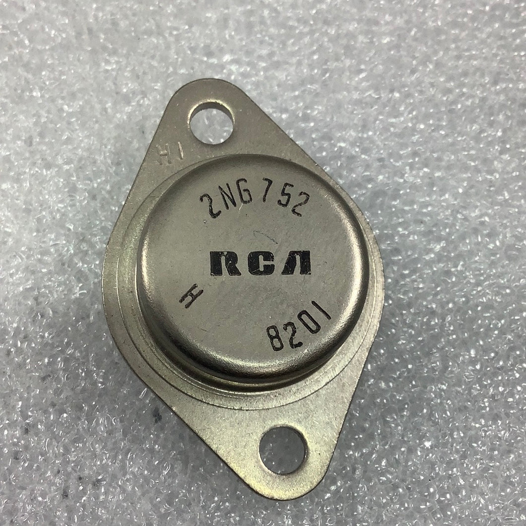 2N6752 - Silicon NPN Transistor - MFG.  RCA