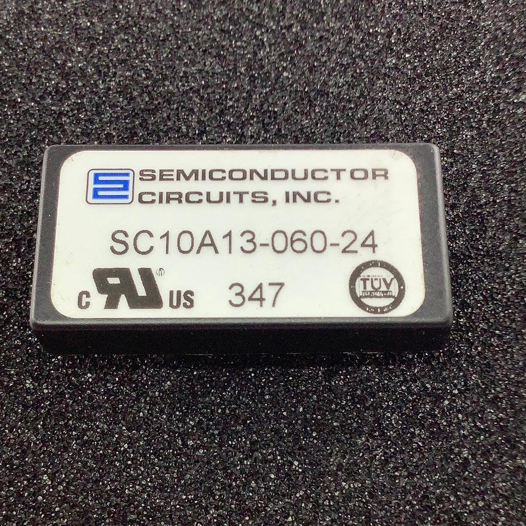 SC10A13-060-24 - SEMICONDUCTOR CIRCUITS - DC-DC CONVERTER 18-36VDC INPUT
15VDC 600MA