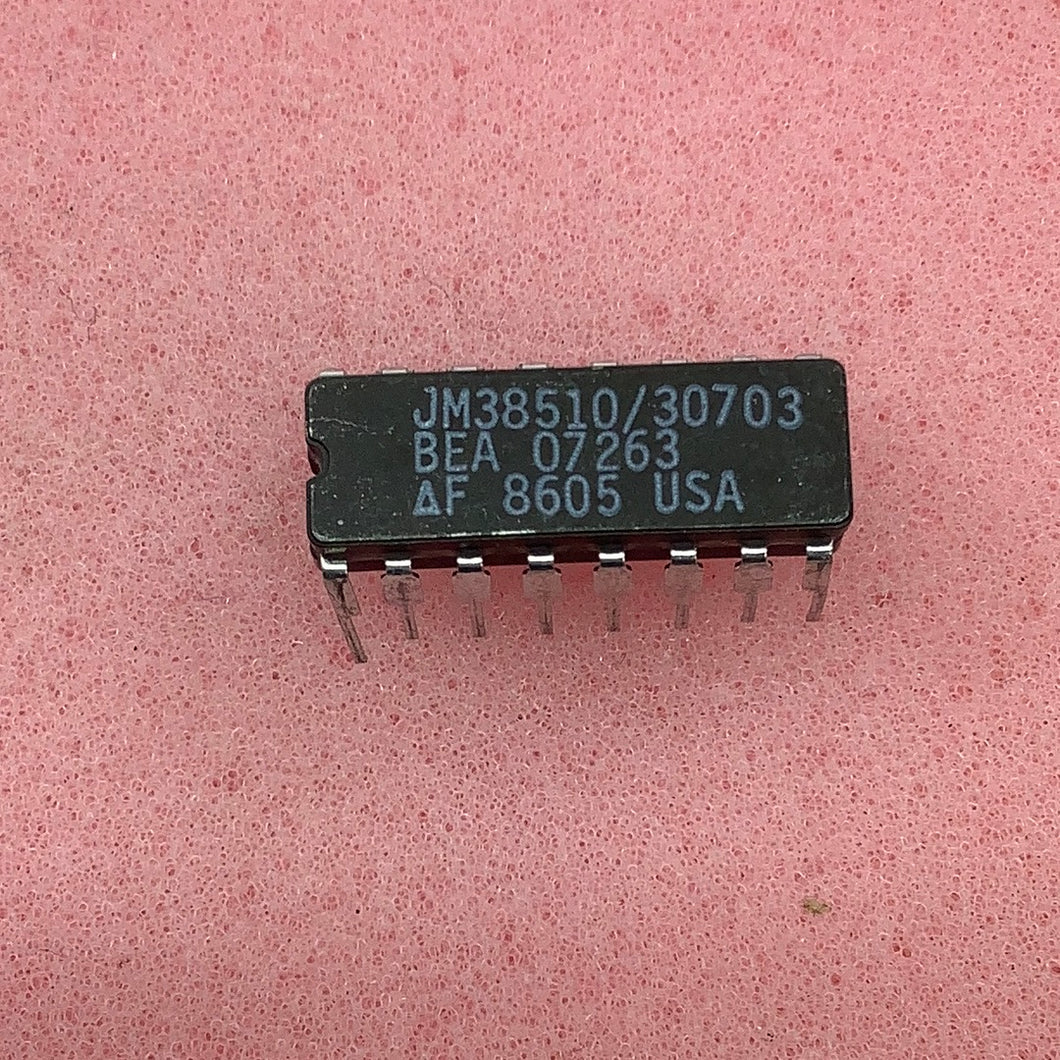 JM38510/30703BEA - FAIRCHILD - Military High-Reliability Integrated Circuit, Commercial Number 54LS42