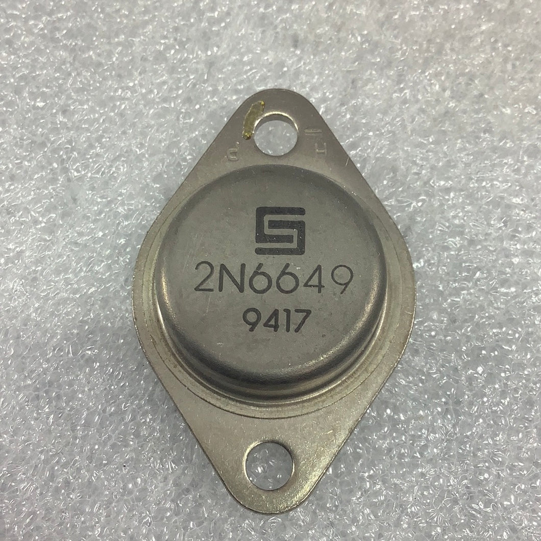 2N6649 - Silicon PNP Transistor - MFG.  SOLID STATE