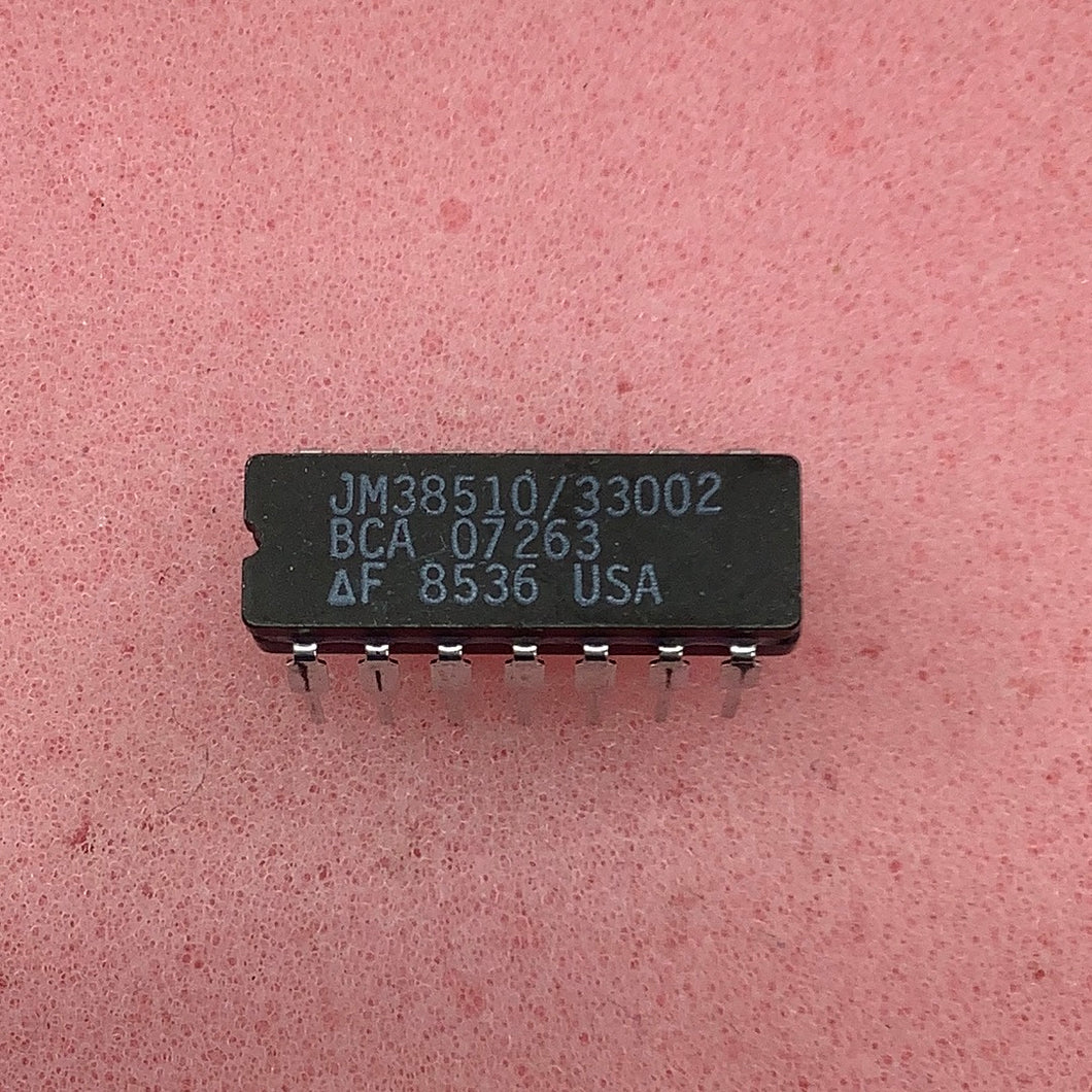 JM38510/33002BCA - FAIRCHILD - Military High-Reliability Integrated Circuit, Commercial Number 54F04