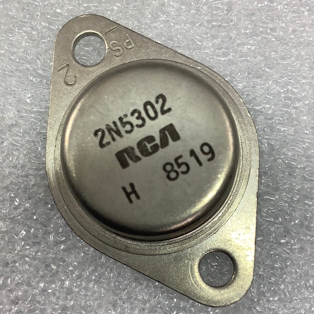 2N5302 - RCA - Silicon NPN Transistor - MFG.  RCA