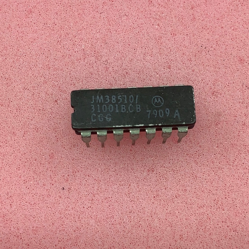 JM38510/31001BCB - MOTOROLA - Motorola - Military High-Reliability Integrated Circuit, Commercial Number 54LS11