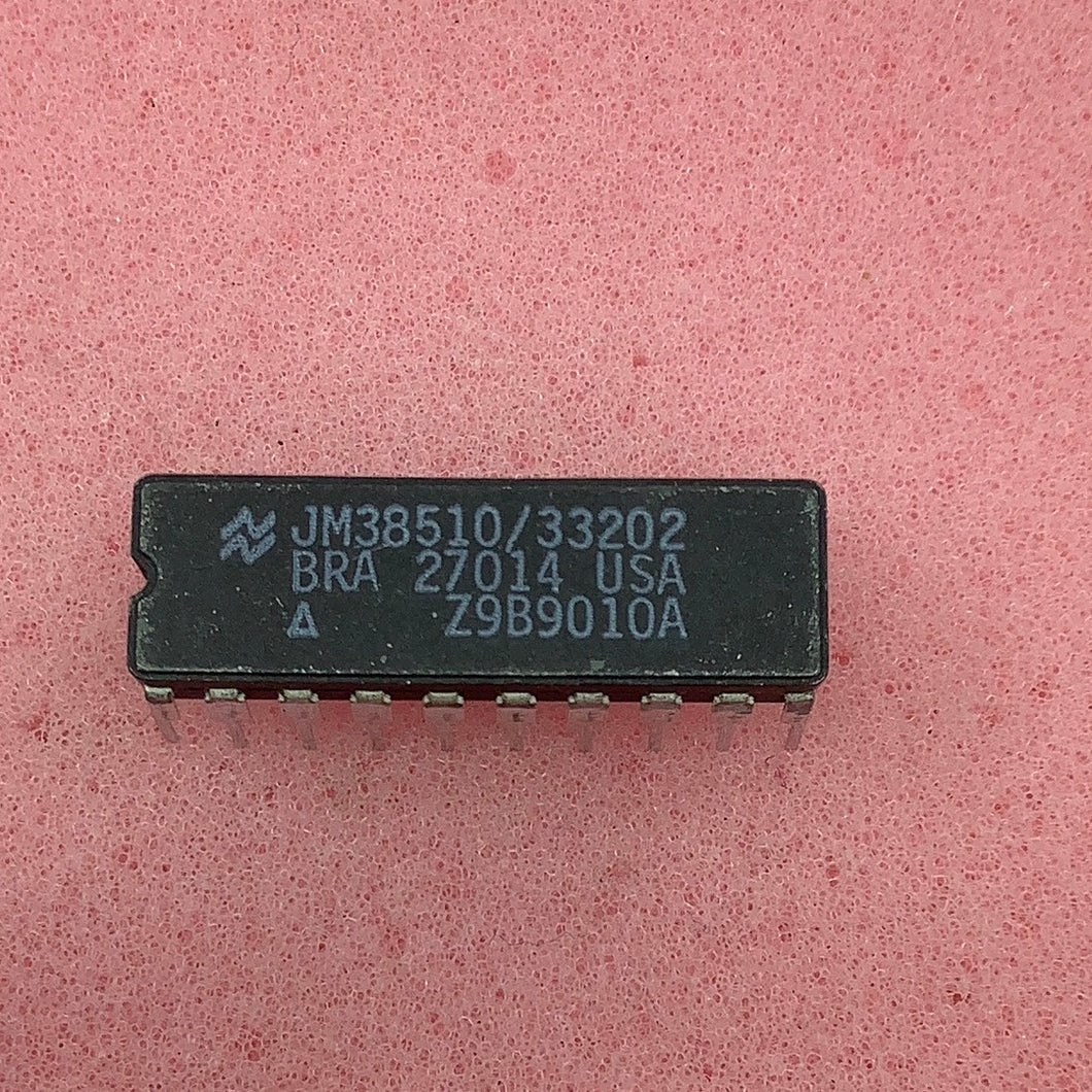 JM38510/33202BRA - National Semiconductor - Military High-Reliability Integrated Circuit, Commercial Number 54F241