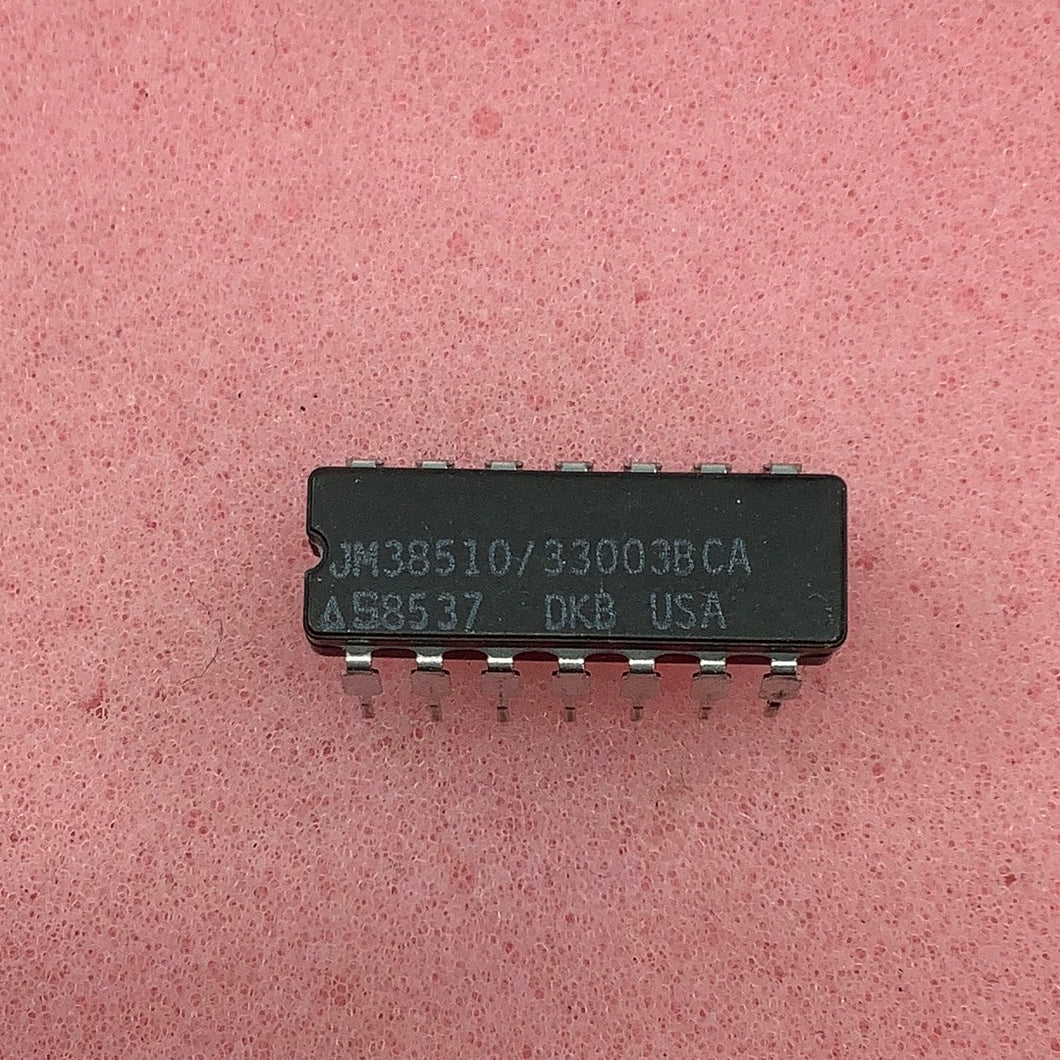 JM38510/33003BCA - Signetics - Military High-Reliability Integrated Circuit, Commercial Number 54F10