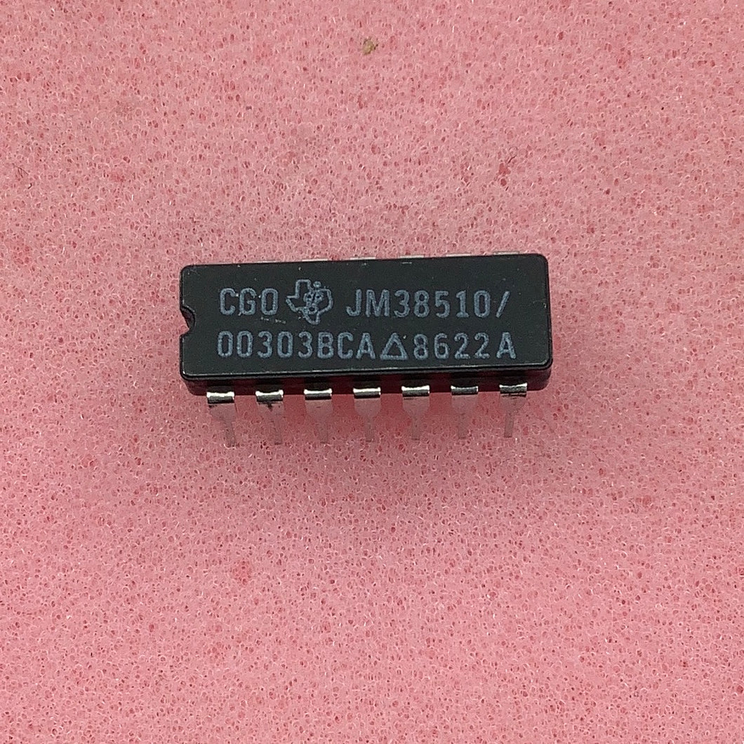 JM38510/00303BCA - Texas Instrument - Military High-Reliability Integrated Circuit, Commercial Number 5438