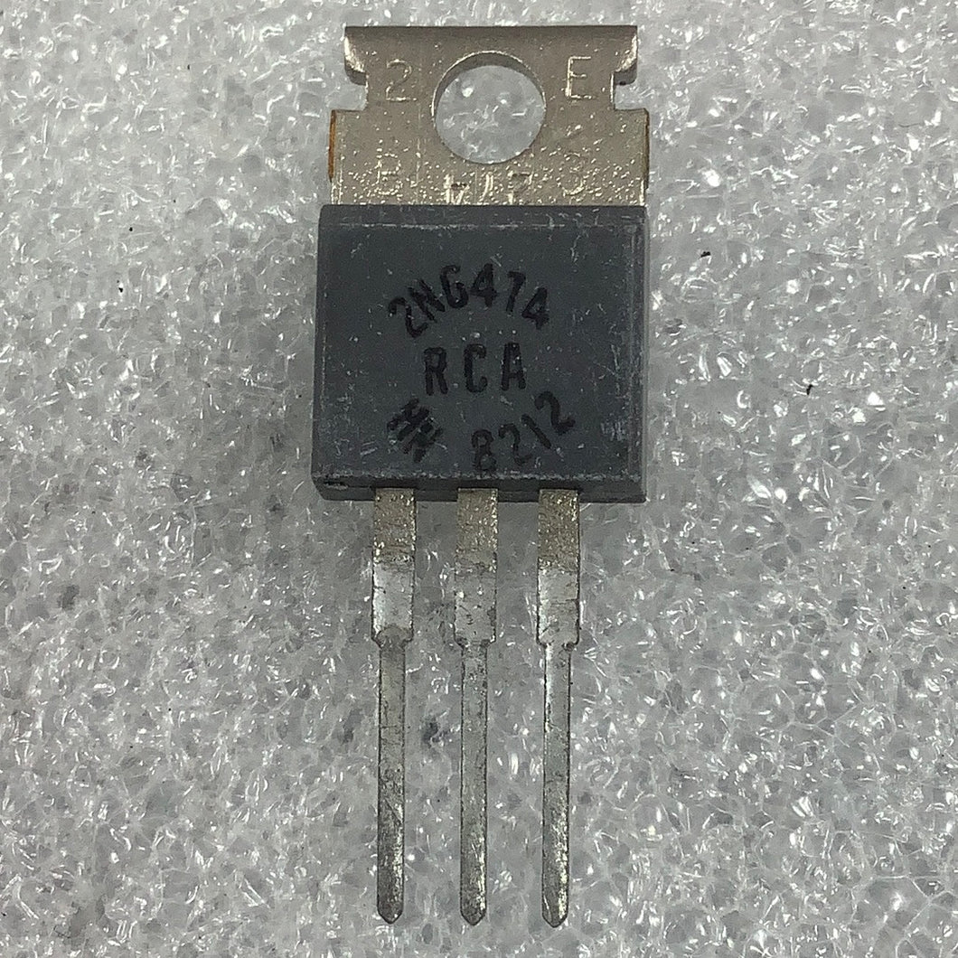 2N6474 - Silicon NPN Transistor -MFG. RCA