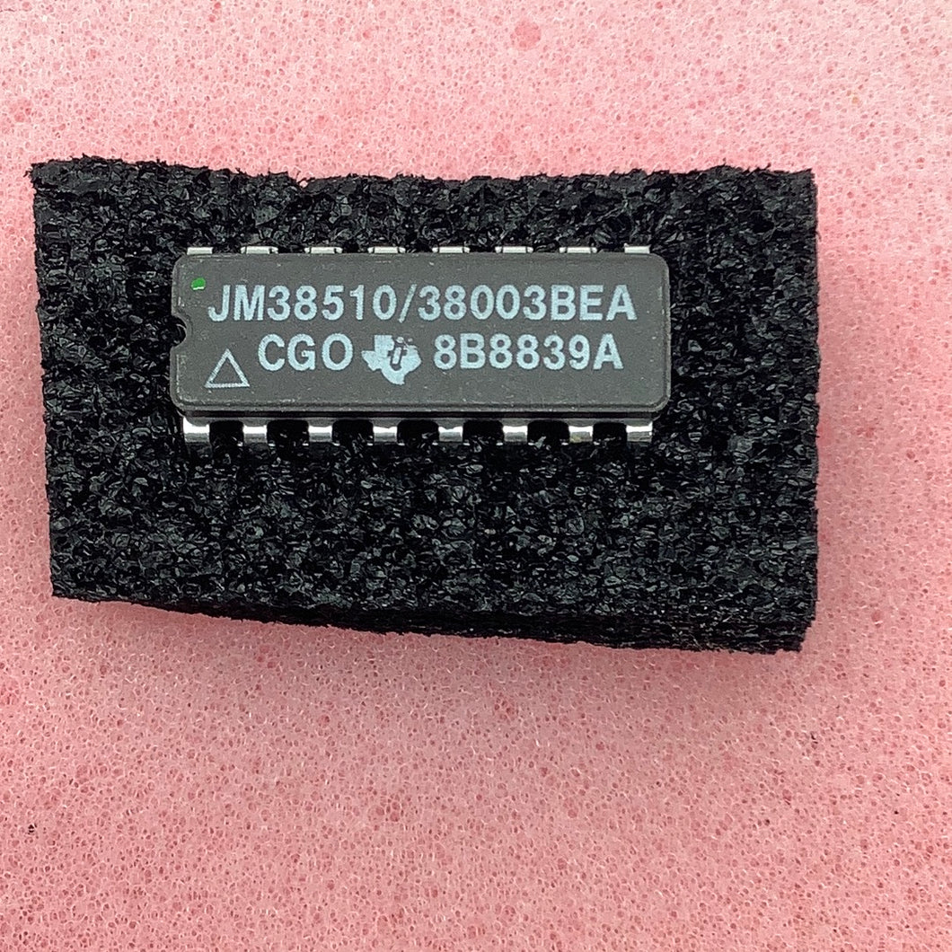 JM38510/38003BEA - Texas Instrument - Military High-Reliability Integrated Circuit, Commercial Number 54ALS169B