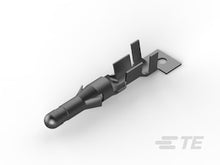 Load image into Gallery viewer, Pin Contact, Tin (Sn), 250 VAC / 600 VAC, Locking Lance Contact Retention, 20 – 14 AWG,  100 contacts per package, Chain Form, 350416-1 -C
